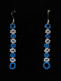 daisy chain earrings, Made by Mvskoke Artist, Ernest Tiger