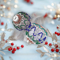 Beaded Ornament sets Made By Raquel Perez