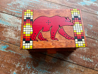 Custom Jewelry Box - Bear - (5 11/16" x 4 1/8" x 2 3/4")