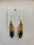 Wooden Feather Earrings (Various Colors Available)