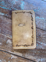 Leather hymnal Cover Hand Made By Roger Taylor