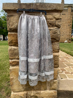 Small Ribbon Skirt With Overlay Made By Jamie Bennett