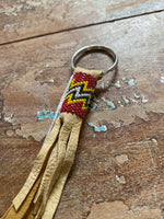 Beaded Keychains Made By Shirley Martin (Various Designs and colors)