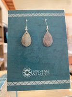 Tear Drop Shell Earrings Made By Amanda Rutland