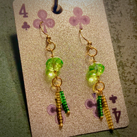 Beaded Earrings Made by Scarlet Garlands