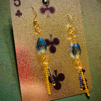 Beaded Earrings Made By Scarlet Garlands