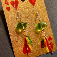 Beaded Earrings Made By Scarlet Garlands