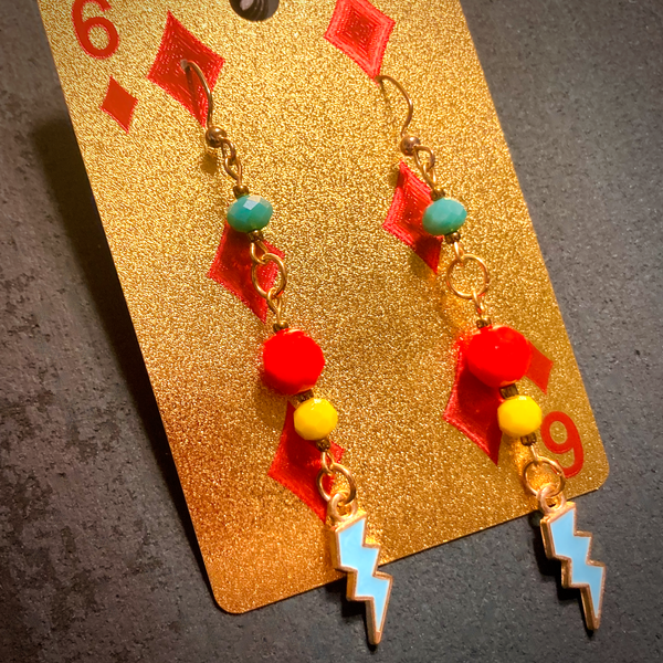 Beaded Earrings Made By Scarlet Garlands