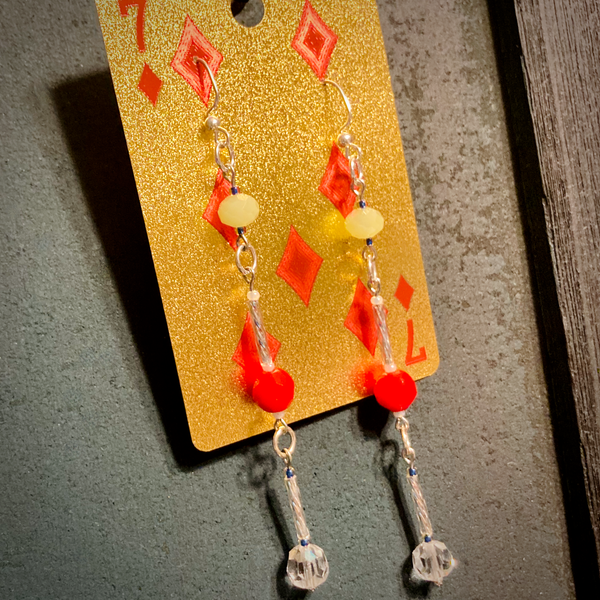 Beaded Earrings Made By Scarlet Garlands