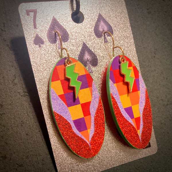 Corn Earrings Made By Scarlet Garlands