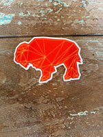 Geo Bison Sticker