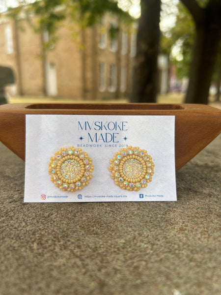 Mini Studs Made By Mvskoke Made Beadwork