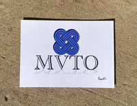 'Mvto' Thank You Card Made By Raquel Perez (Variety of designs)