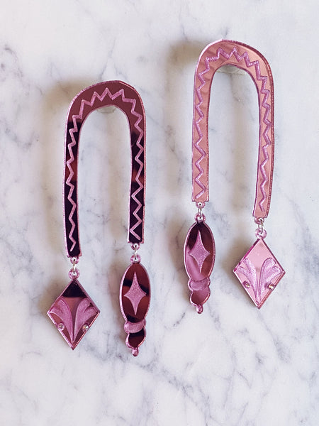 Snake Design Earrings made by Rykelle Kemp (Variety of colors)