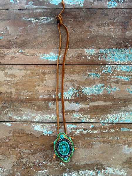 Beaded Locv (Turtle) Necklace