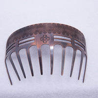 Lamar Ribbon Comb made by Amanda Rutland (Antiqued finish)