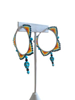 Beaded Hoops (Variety of sizes and colors)