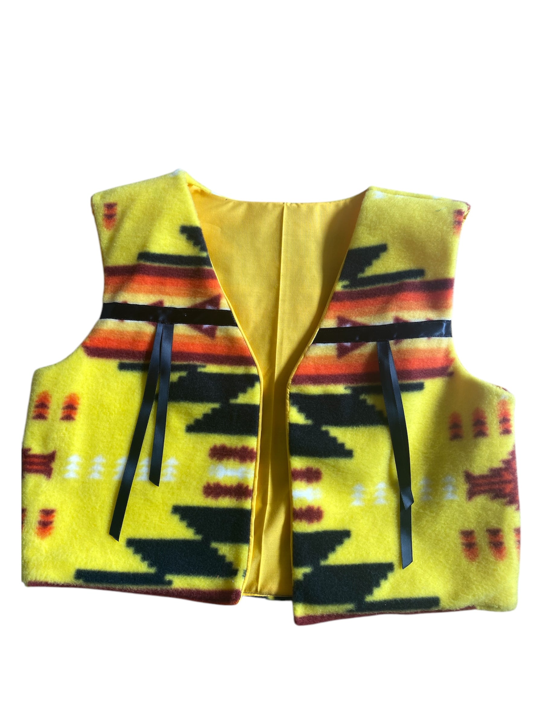 トップス philme ribbon vest Ecqkame Women's Tassel Vest, Hippy Long Top, Faux Suede
