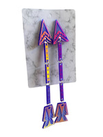 3 Tiered Arrow earrings (Variety of colors)