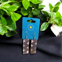 Chevron Earrings, Made By Mvskoke Artist, Amanda Rutland
