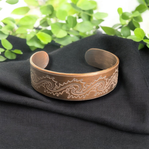 Lightning Energy Cuff. Made By Mvskoke Artist, Amanda Rutland