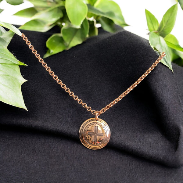 Sacred Fire pendent, Made By Mvskoke Artist, Amanda Rutland