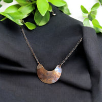 Double Headed woodpecker, Mini Gorget. Made By Mvskoke Artist, Amanda Rutland