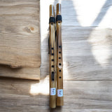Rivercane wooden flutes Made By Mvskoke artist, Nelson Harjo