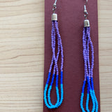 Long Beaded Earrings - Various Colors Available